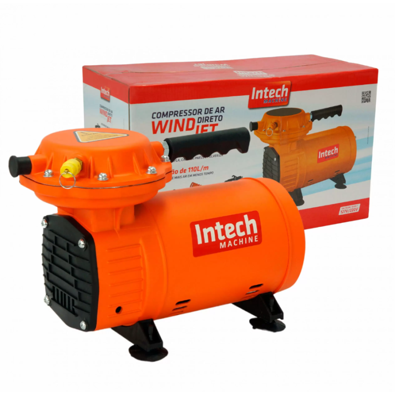 Compressor de Ar Direto RPM1760 450W 46LB Biv. WindJet Intech