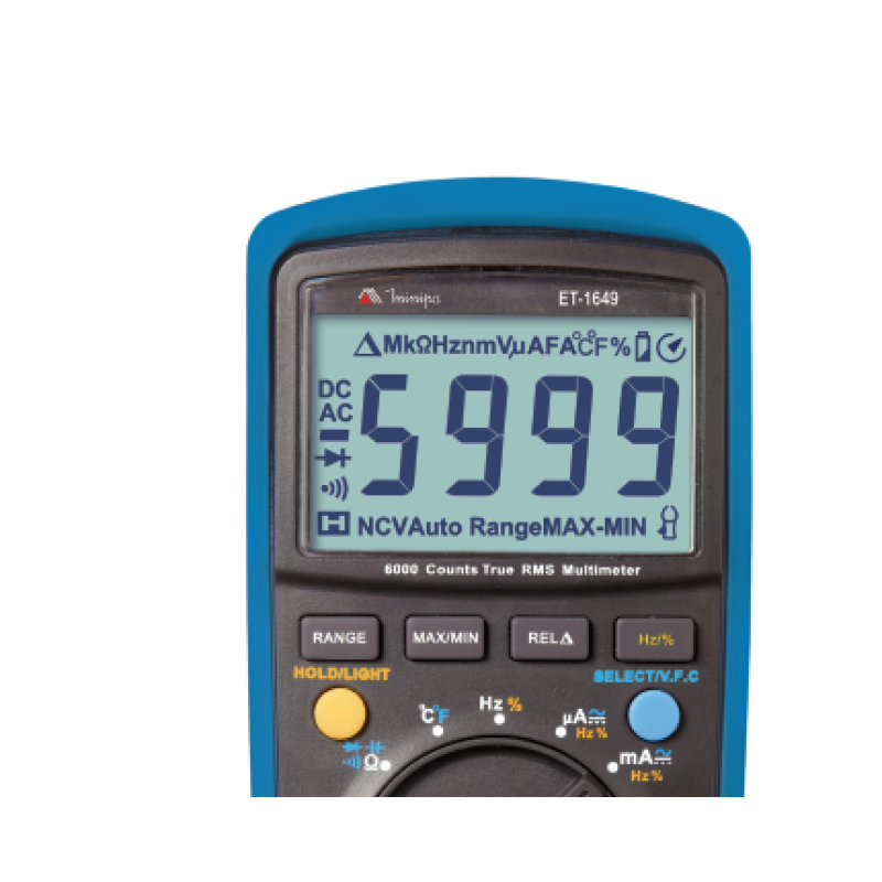 Multímetro Digital ET-1649 Minipa