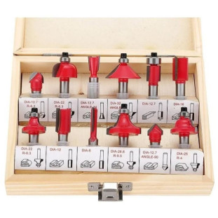 Fresa Madeira Jogo 12 Peças Lotus 