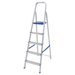 ESCADA ALUMINIO 05 DEGRAUS MOR