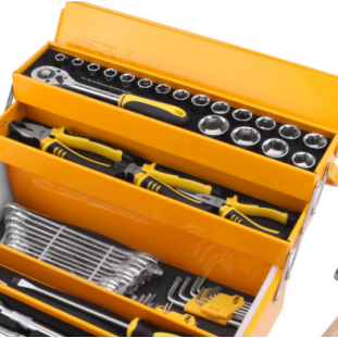 Caixa de Ferramentas 4 Gavetas 47 x 20 x 21 com 68 Peças LT 0002 Lith