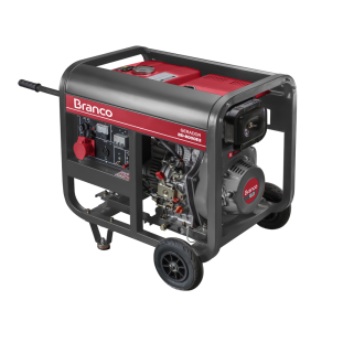 Gerador à Diesel Bd 8000 E3 8,0kVA Trifásico 220/380V Partida Elétrica - BRANCO