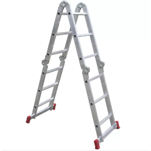 Escada Multifuncional 3x4 13 Degraus de Alumínio Botafogo