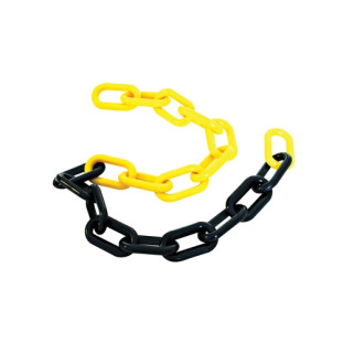 Corrente Grande - Preta/Amarela Plastcor  