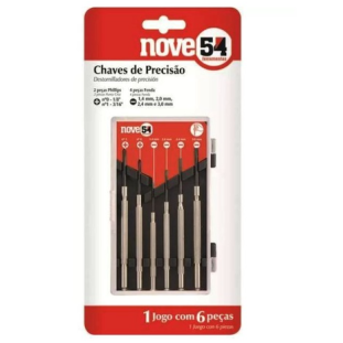 Jogo Chave Precisão Relojoeiro 6 peças Nove54