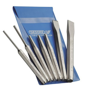 Jogo Talhadeira 246A 7 Peças Gedore