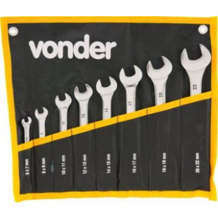 Jogo Chave Fixa 6 A 22mm CRV Vonder
