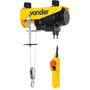 Talha Elétrica Coluna 500 - 1000Kg Cabo 12Mts 220V Vonder 