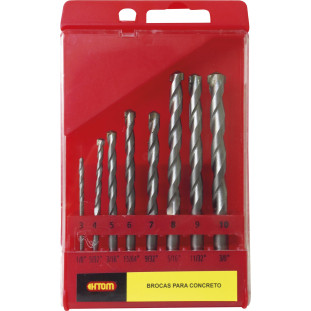 Jogo Brocas Videa 8 Peças Htom