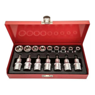 Jogo Soquetes Torx 16 Peças Com Maleta Lotus