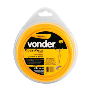 Fio Nylon 2,4Mm X 50M Redondo Vonder