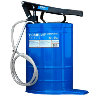 Bomba Manual Oléo Caixa De Câmbio 20L Riosul Tools