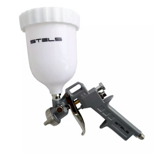 Pistola Pintura Gravidade Plástica 1,2-1,5-1,8 Stels