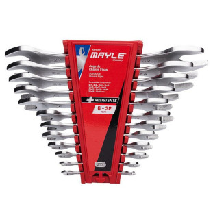 Jogo Chave Fixa 6 A 32Mm 12 Peças Mayle