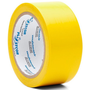 Fita Demarcação Amarela 48mm x 30 mt Plasticor