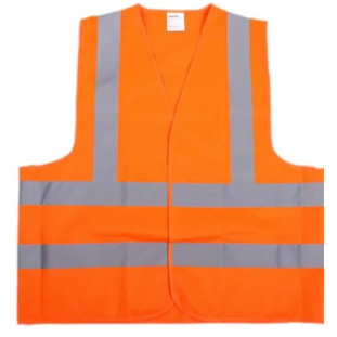 Colete Blusão Refletivo Laranja CG06 Carbografite