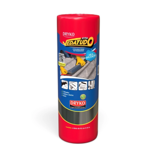 Manta Aluminizada 45cm x 10m Veda Tudo Dryko