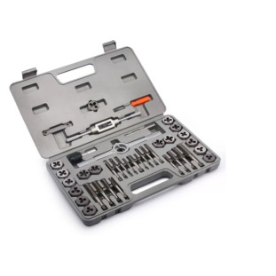 Jogo Macho E Tarraxa Maleta Plástica 40 Peças FG8461 Fortg