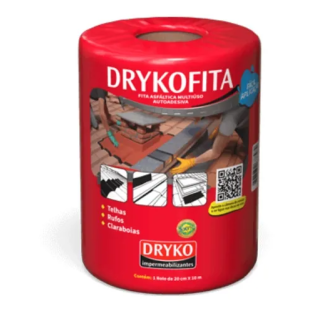 Manta Aluminizada 20cmx10m  Veda Tudo Dryko