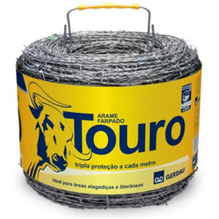 Arame Farpado 500m Gerdau Touro