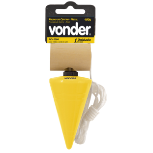 Prumo de Centro de Metal 400g Vonder