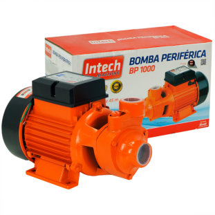 Bomba D'água Periférica 1,0cv Bivolt BP1000 Intech