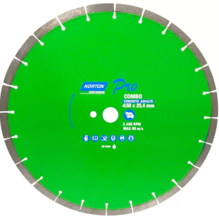 Serra Diamantada 450 x 8,0 x 25,4 Asfalto Concreto Norton