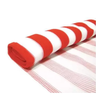 Tela Tapume para Sinalização 1,20 x 50m Laranja e Branco PL4020 Plastcor 