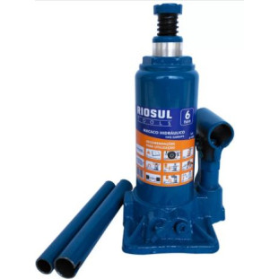 Macaco Garrafa 06 Toneladas Riosul Tools 