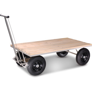 Carro Plataforma Lastro de Madeira 600Kg