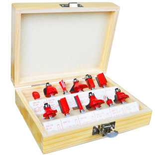 Fresa Madeira Jogo 12 Peças Lotus 