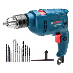 Furadeira Impacto Mandril 1/2" Gsb550Re Com 14 Acessórios Bosch 