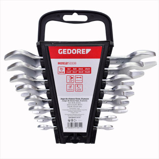 Jogo Chave Fixa 6 A 22Mm 8 Peças Gedore Red 