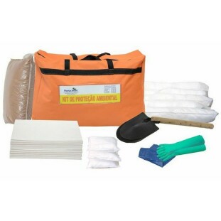 kit Proteção Ambiental 50L Linha Branca - Bolsa Laranja 