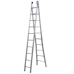 Escada Alumínio Extensiva 20 Degraus 2x10 Alustep 