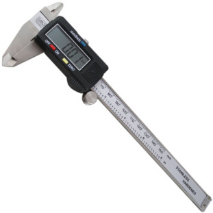 Paquímetro Digital 150mm 6'' Aço Inox Zaas