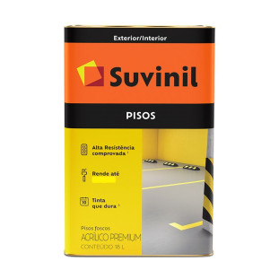 Tinta Piso 18L  Amarelo Fosco Suvinil