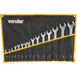 Jogo Chave Combinada 6 A 32Mm 15 Peças Vonder  