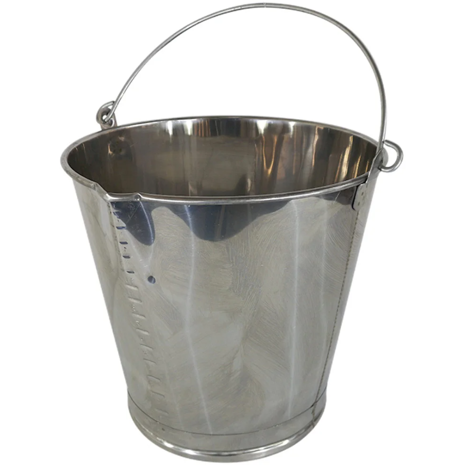 Balde Graduado Inox com Bico 15L LPK-BG 15B Lapek