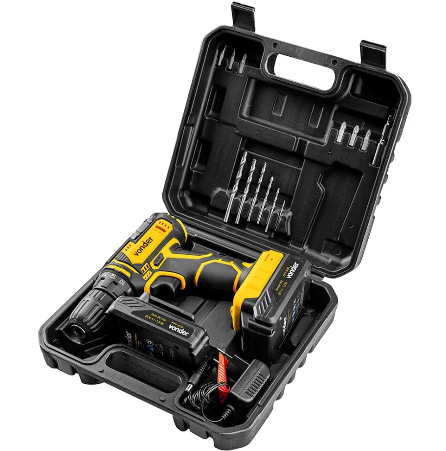Furadeira Parafusadeira 2Bat 20V Bivolt PFV020 Vonder
