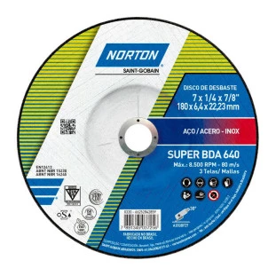 Disco Desbaste 7" Bda 640 Norton