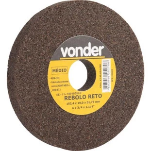 Rebolo Reto Ferro 6 X 3/4" G080 Vonder