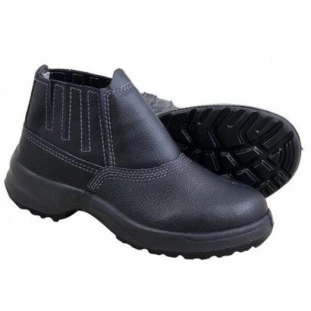 Bota Em Couro Com Elástico Bidensidade - Bracol