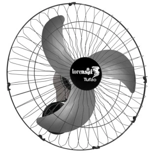 Ventilador 60Cm Parede Preto Bivolt Loren Sid