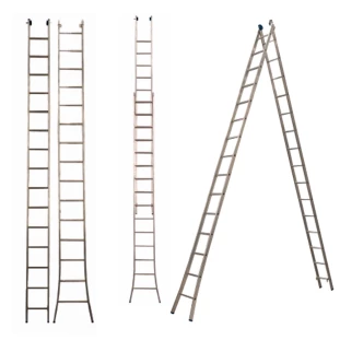 Escada Alumínio Extensiva 15 x 30 Degraus Alustep