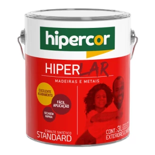 Tinta Esmalte 3 L Verde Folha Hipercor 