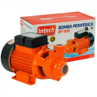 Bomba D'água Periférica 1,0cv Bivolt BP1000 Intech