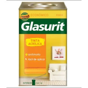 TINTA ACRILICA 15LTS BRANCO FOSCO ECON. GLASURIT
