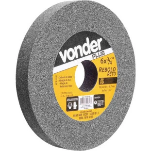 Rebolo Reto Videa 6 X 3/4" G120 Vonder